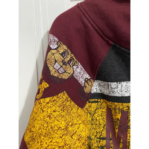 Minnesota Gophers Women's High-Neck Hoodie Sweatshirt Size S - Picture 3 of 6